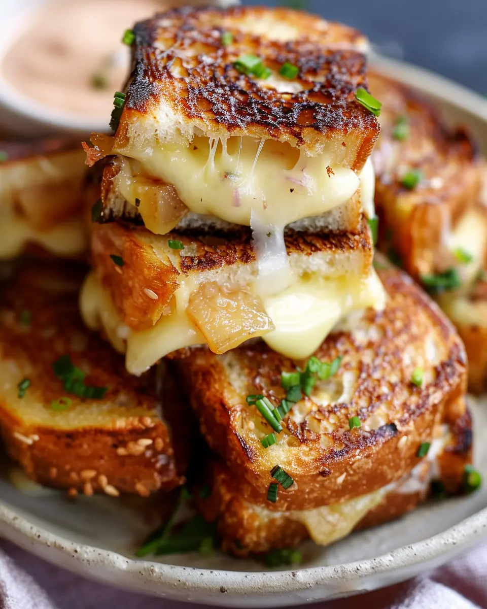 Hawaiian Roll Grilled Cheese: Indulgent Turkey Bacon &amp; Chicken Ham Delight