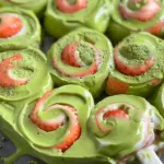Strawberry Matcha Latte Rolls