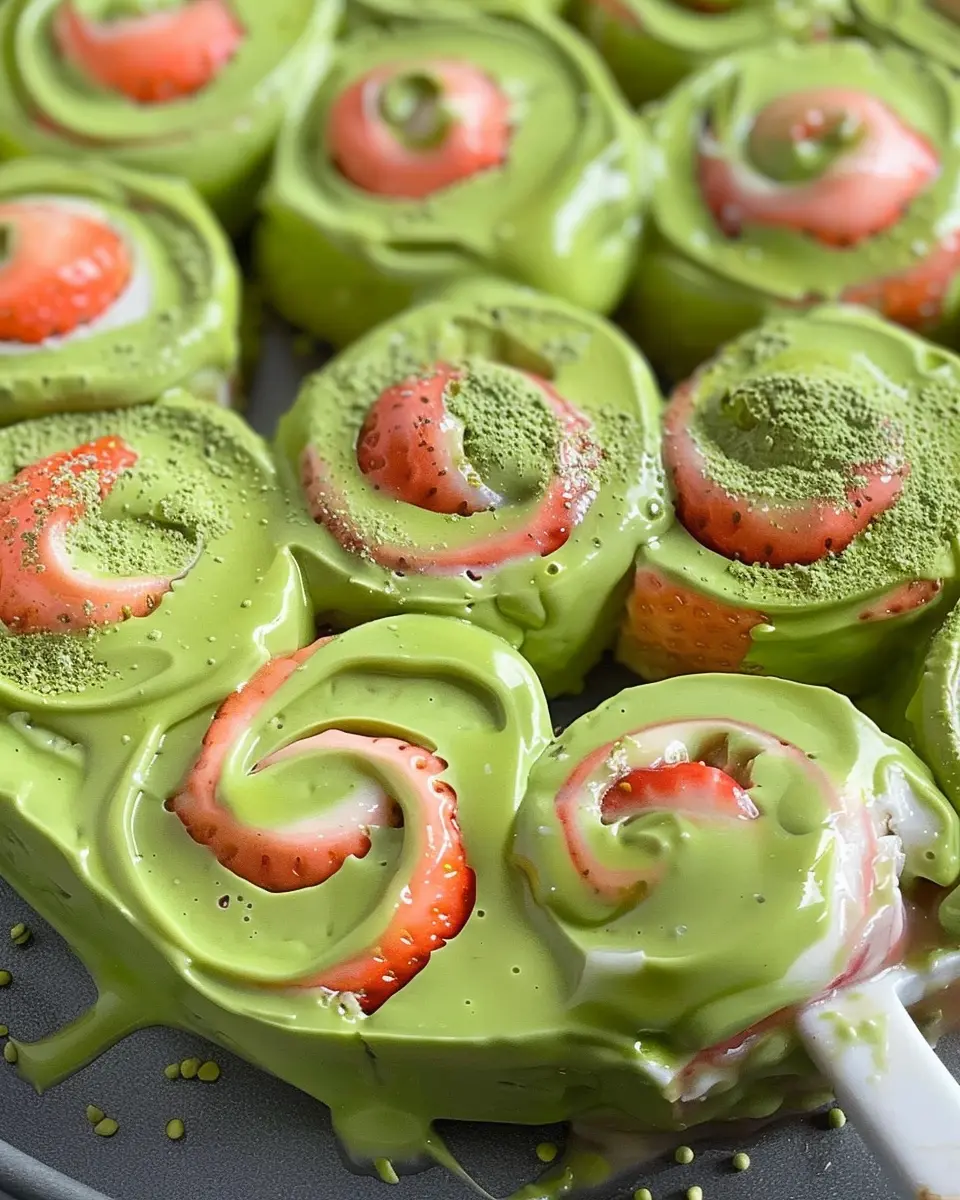 Strawberry Matcha Latte Rolls: Easy Delight for Home Bakers