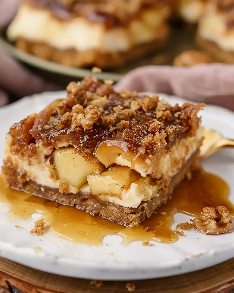 Caramel Apple Cheesecake Bars: Easy Sweet Indulgence for Fall