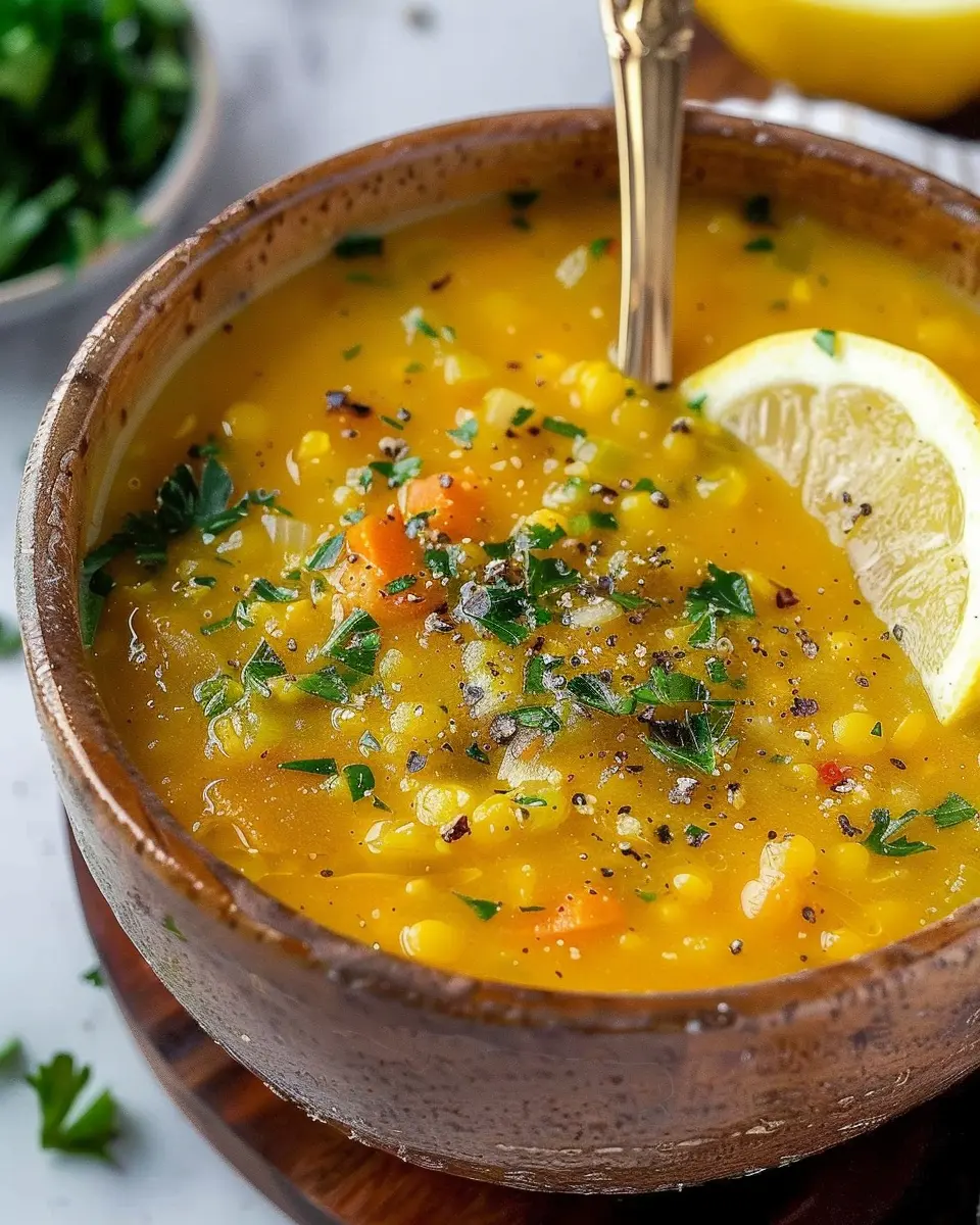 Lemon Lentil Soup: Easy Comfort with a Zesty Twist