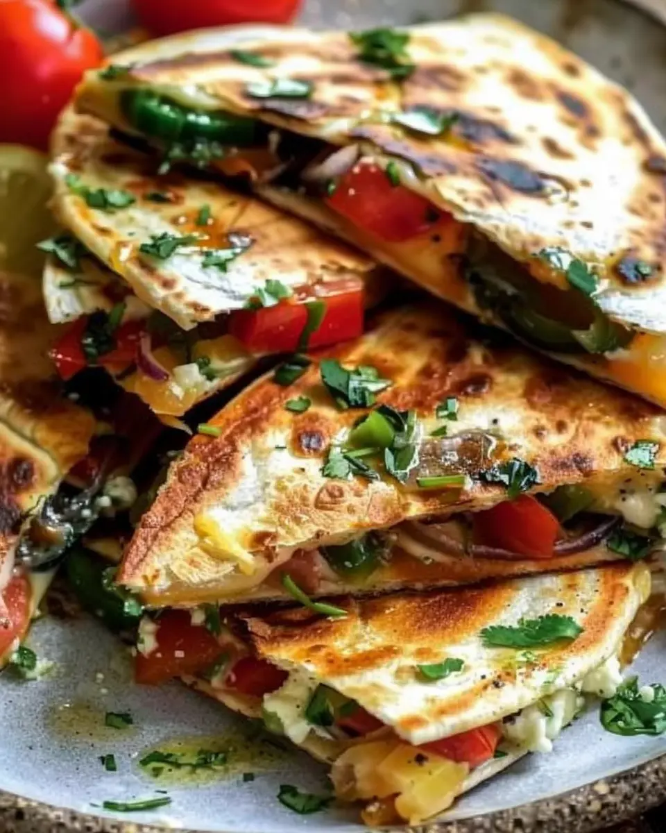 Mediterranean Quesadillas: Easy Turkey Bacon & Chicken Ham Delight