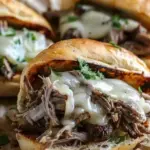 Crockpot French Dip Sandwiches