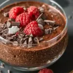 High Protein Chocolate Chia Pudding