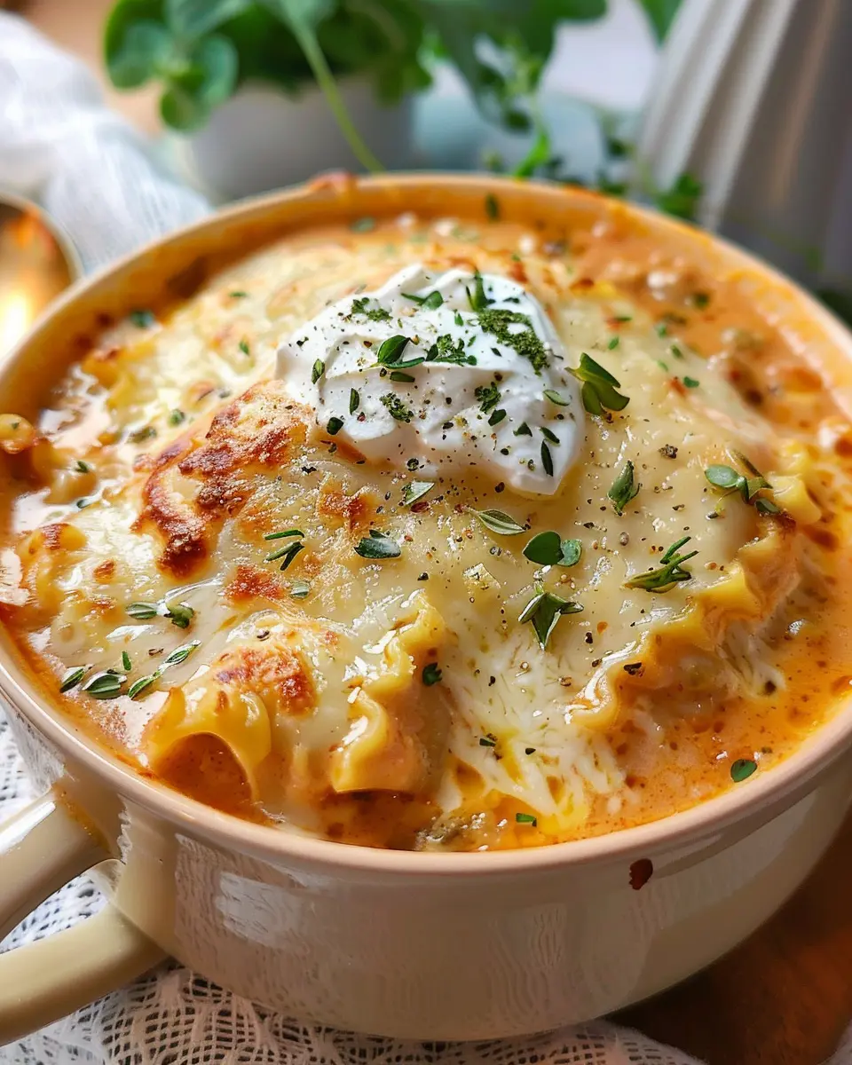 Creamy Lasagna Soup: Indulgent Comfort Food Made Easy