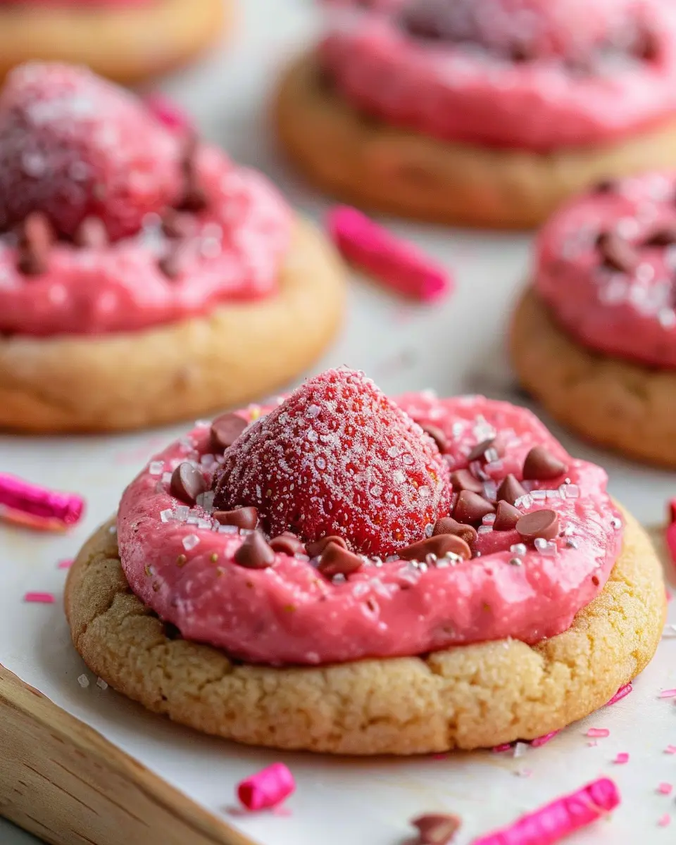 Strawberry Kiss Cookies: Easy Delights for Sweet Tooth Cravings
