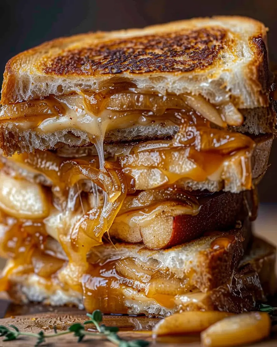 Apple Grilled Cheese with Turkey Bacon: A Delightfully Savory Twist