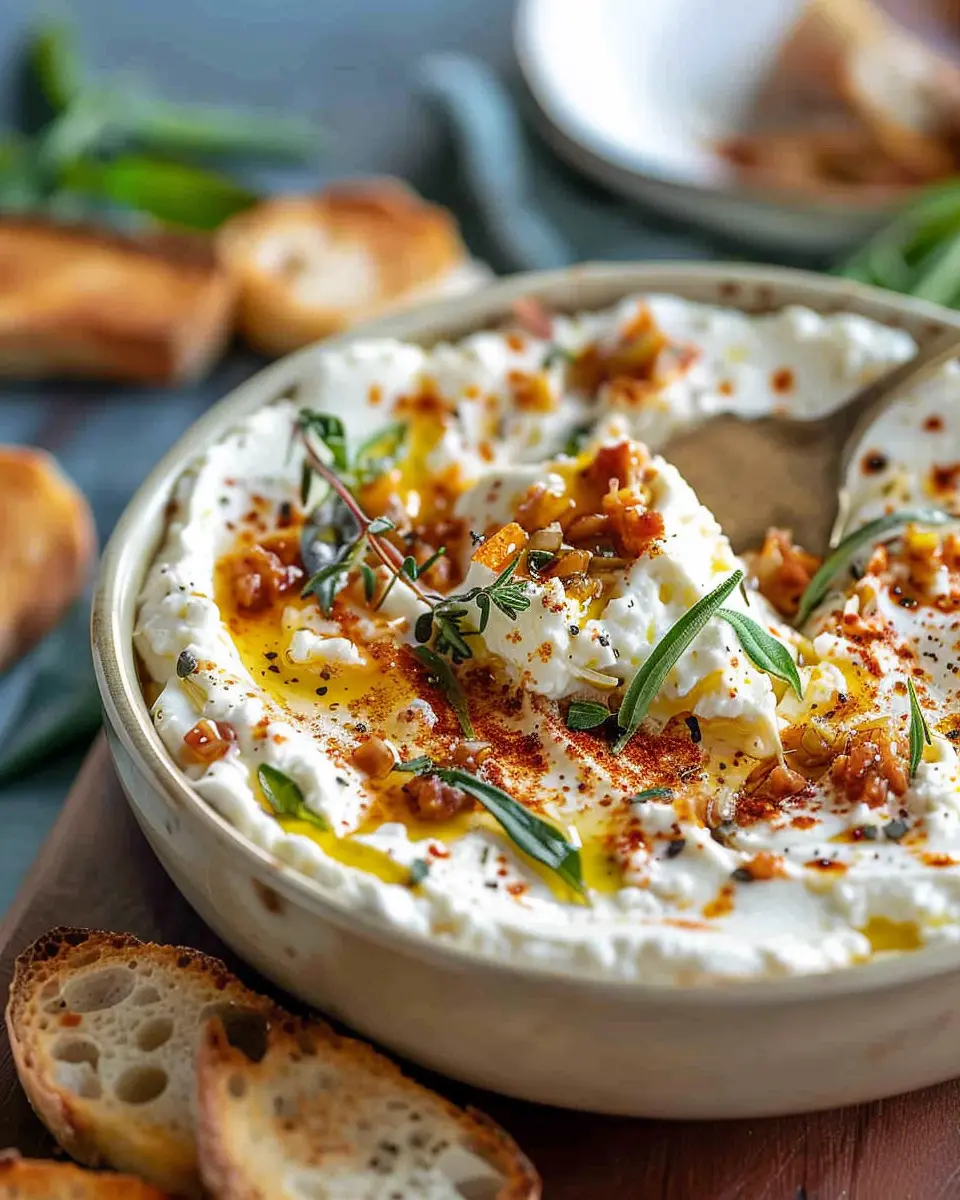 Spicy Ricotta Dip: The Best Creamy Treat for Home Parties