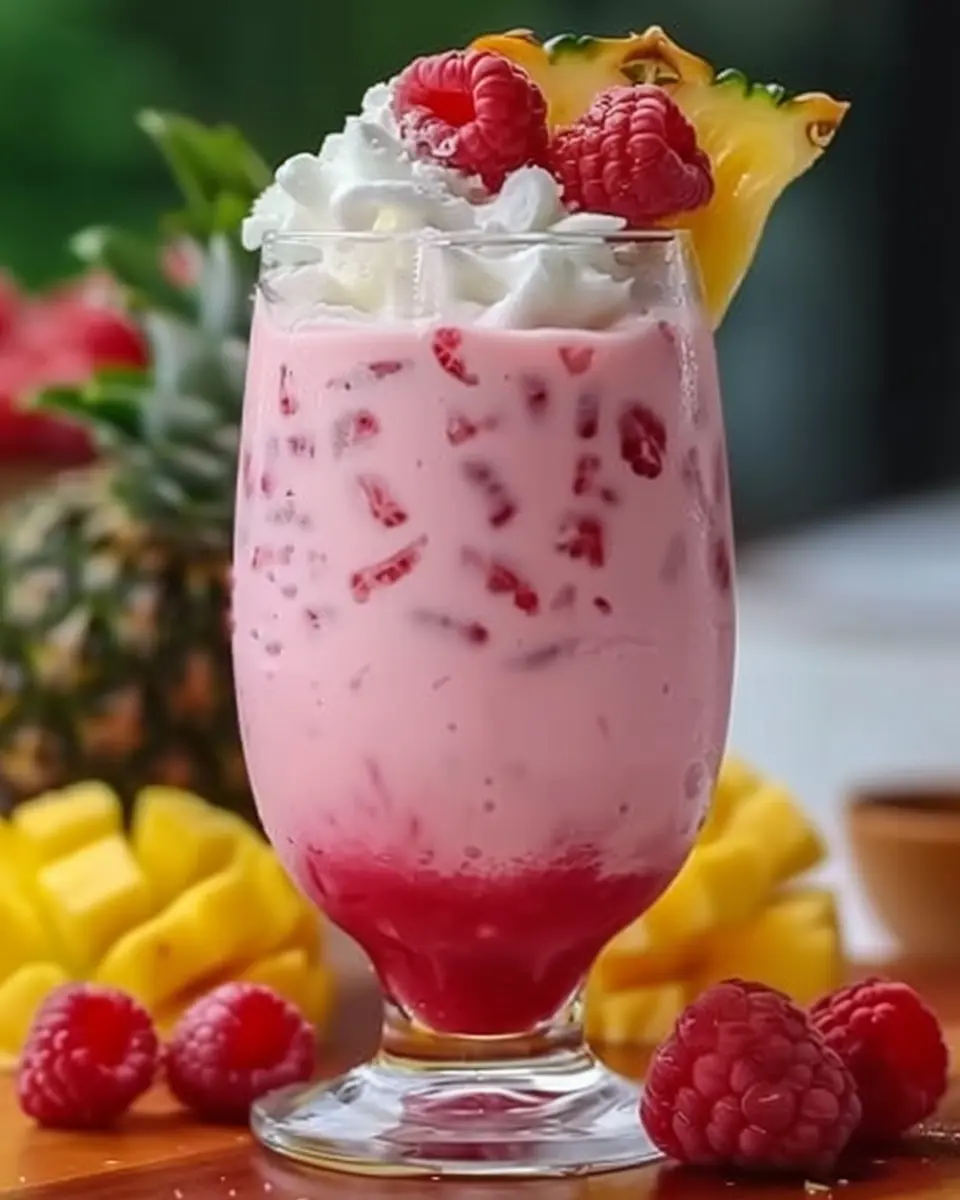 Raspberry Colada Twist: An Indulgent Tropical Escape at Home