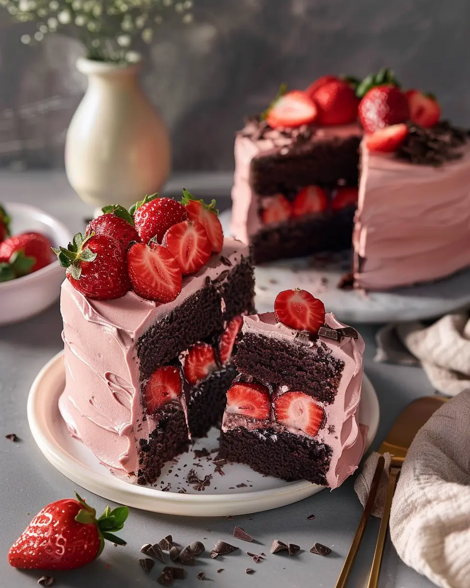 Strawberry Chocolate Cake: The Best Homemade Indulgence
