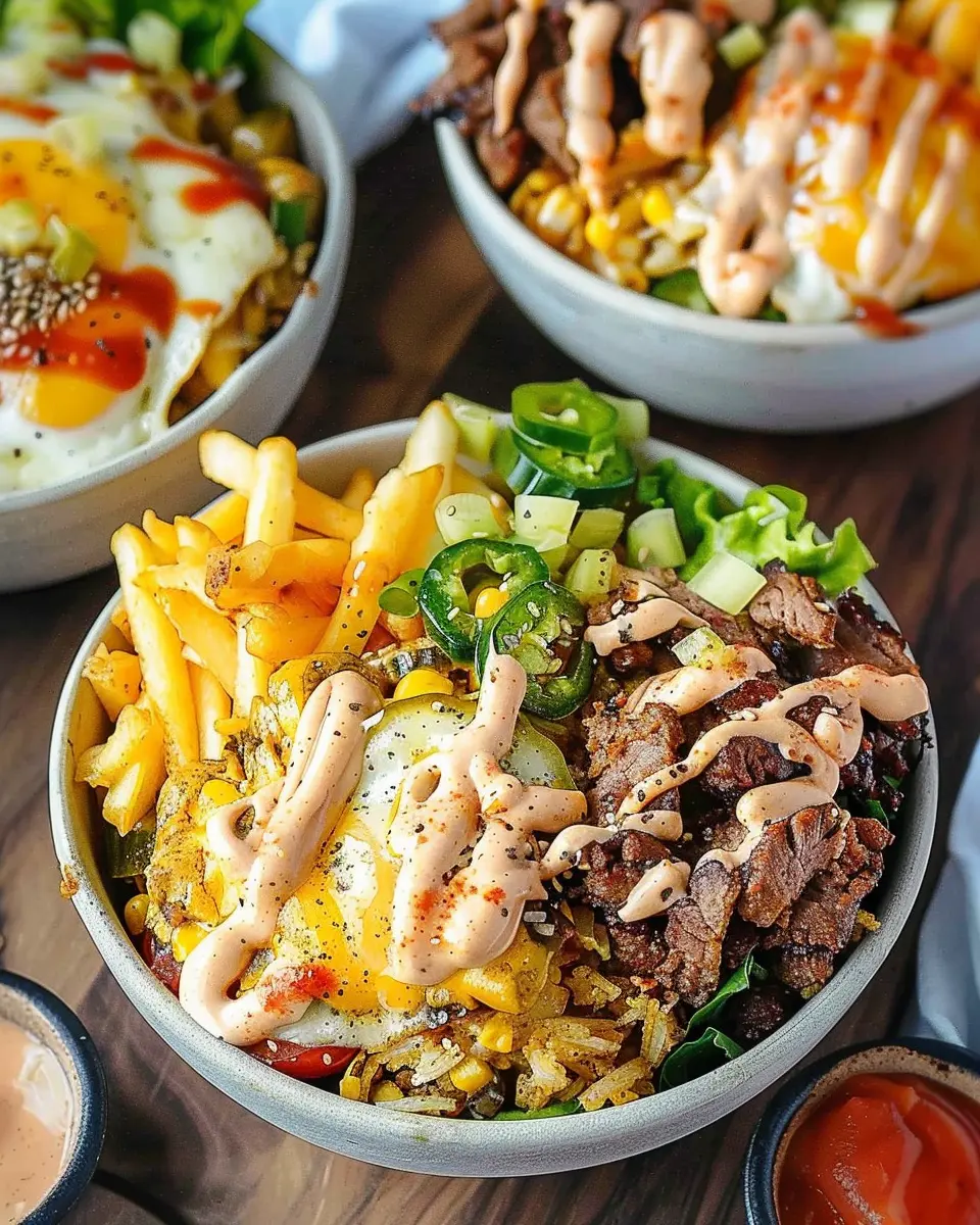 Burger bowls: Indulgent Turkey Bacon and Avocado Delight Recipe