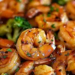 High-Protein Honey Garlic Shrimp