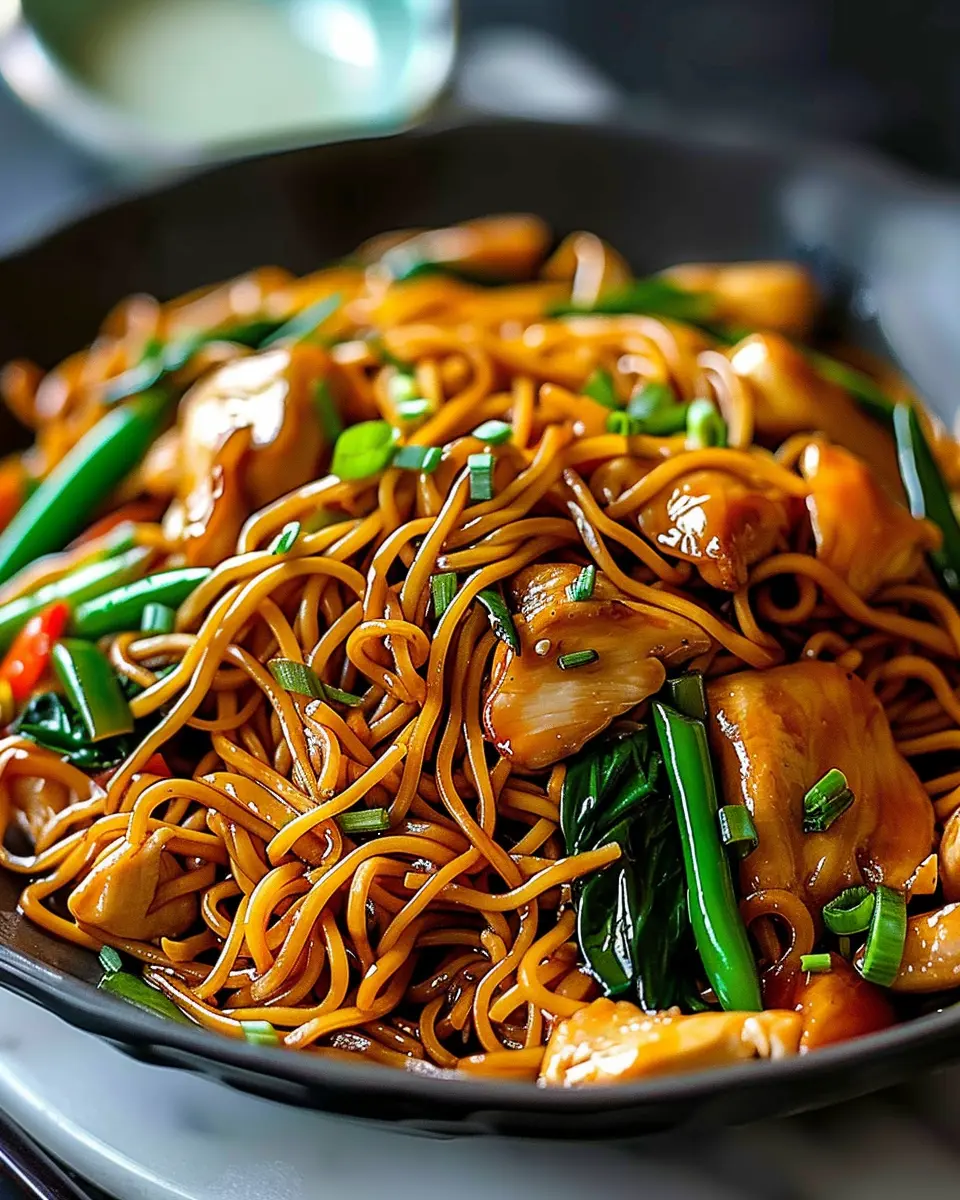 Chicken Lo Mein Recipe: Easy Homemade Delight with Turkey Bacon