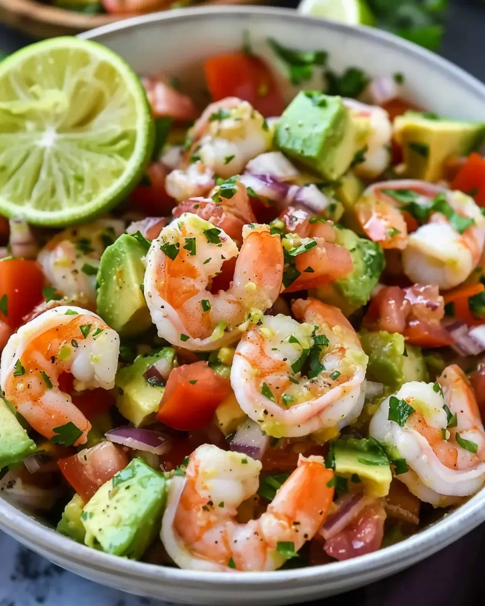Avocado Salsa Shrimp Salad: A Refreshingly Easy Delight