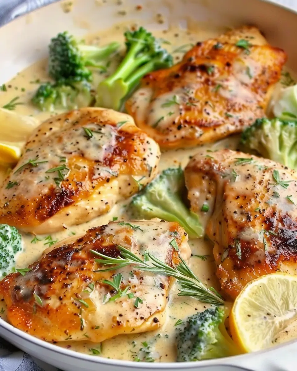 Creamy Chicken Delight with Turkey Bacon and Fresh Herbs