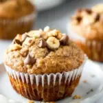 Healthy Peanut Butter Banana Muffins
