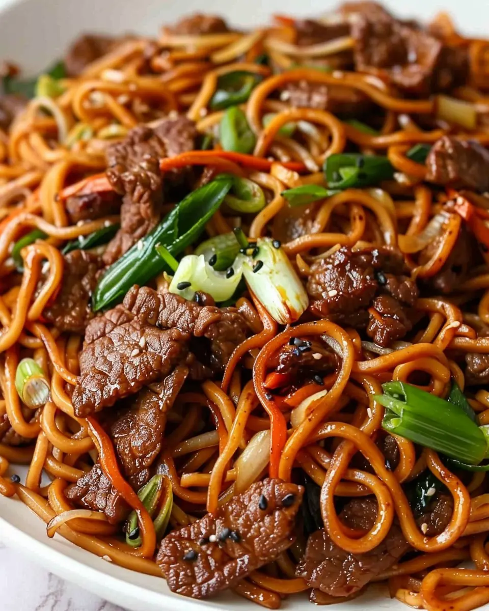 Easy Beef Lo Mein: A Flavorful Twist for Quick Weeknight Dinners