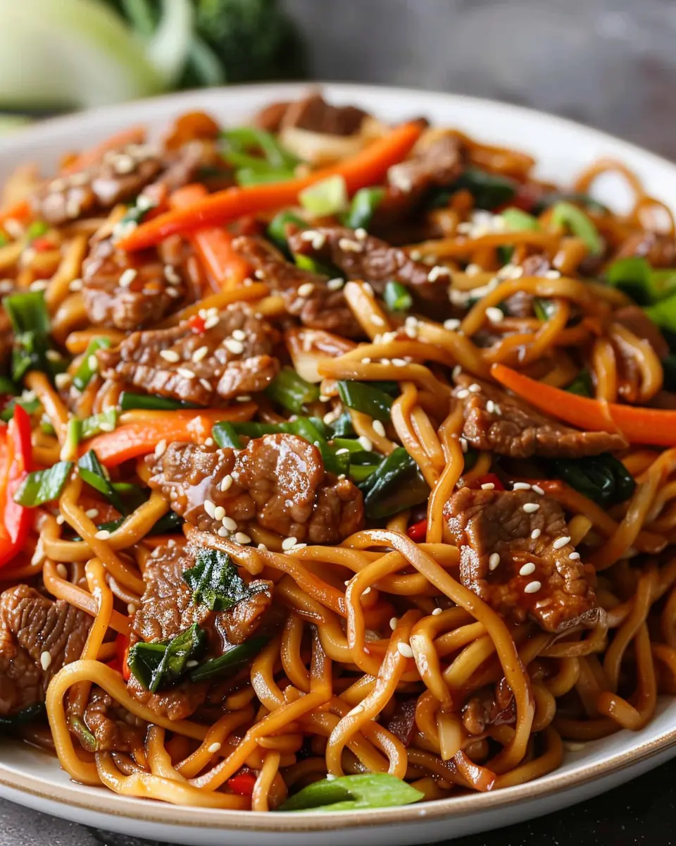 Easy Beef Lo Mein: A Quick and Indulgent Homemade Delight