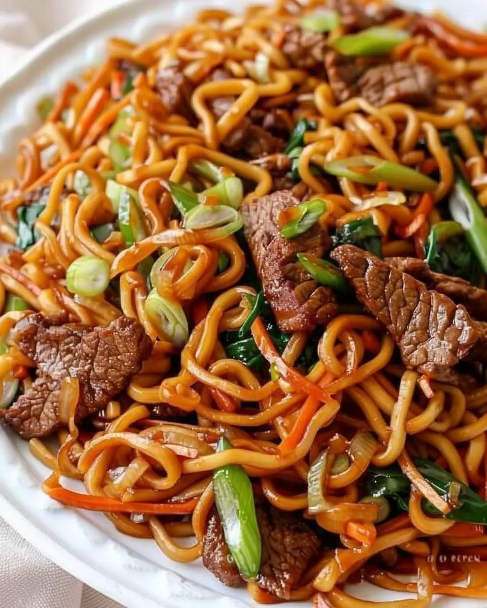 Easy Beef Lo Mein: A Flavorful Twist on Homemade Comfort Food